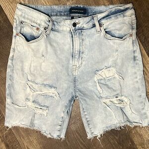 Men’s Athletic Cutoff Aeropostale Jean Shorts